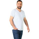 Balins Erkek Süprem V Yaka Kısa Kol Tişört - 04G-Mavi - XS