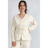 Balins Ipli Gabardin Ceket Bej - XS