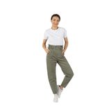 Balins Kadın Beli Lastikli Gabardin Pantolon Haki 38