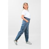 Balins Kadın Beli Lastikli Kot Pantolon 2JA/5910 - 34 - Mavi