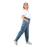 Balins Kadın Beli Lastikli Kot Pantolon 2JA/5910 - 36 - Mavi