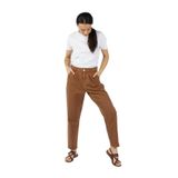 Balins Kadın Chino Gabardin Pantolon Kahverengi 34