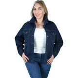 Balins Kadın Şardonlu Kot Ceket - Koyu - Mavi - --