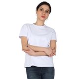 Balins Kadın Süprem Düşük Kol Tişört Beyaz L