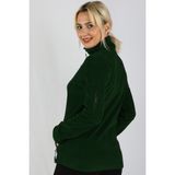 Balins Polar Kadın Kol Fermuarlı Sweatshirt Yeşil - XXL