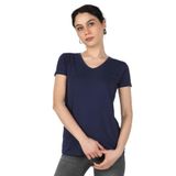 Balins Süprem Kısa Kollu Lacivert Kadın T-shirt