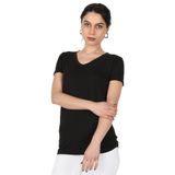 Balins Süprem Kısa Kollu Siyah Kadın T-shirt