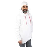 Balins Unisex Kapüşonlu Polar Beyaz S