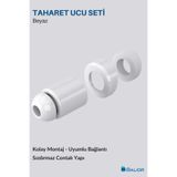 BALİOR Klozet Taharet Çubuk Ucu Beyaz Perlatör