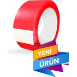 Balkan Ambalaj Hotmelt Kalite Güçlü Renkli Koli Bandı 45MM x 100MT - Ares Kırmızı