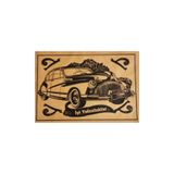 Balkan Ambalaj Kraft 100 Adet Oto Paspas Kağıdı - 120G - 35X50cm Baskılı Kalın Kağıt (Klasik Araba)