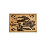 Balkan Ambalaj Kraft 50 Adet Oto Paspas Kağıdı - 120G - 35X50cm Baskılı Kalın Kağıt (Klasik Araba)