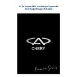 Balkan Ambalaj Suya Dayanıklı Chery Oto Paspas Kağıdı Siyah 50 Adet - 35X50CM