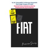 BALKAN AMBALAJ Suya Dayanıklı Fiat Oto Paspas Kağıdı Siyah 50 Adet - 35x50cm ve Holywood Oto Ayna Kokusu