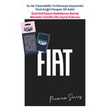 BALKAN AMBALAJ Suya Dayanıklı Fiat Oto Paspas Kağıdı Siyah 50 Adet - 35x50cm ve Wonder Vanilla Oto Ayna Kokusu
