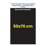 Balkan Ambalaj Suya Dayanıklı Yıkanabilir 50X70CM Siyah Baskısız Uyumlu Oto Paspas Kağıdı 30 Adet