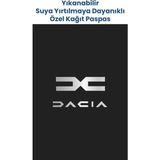 Balkan Ambalaj Suya Dayanıklı Yıkanabilir Dacia Oto Paspas Kağıdı Siyah Gümüş Baskı 50 Adet - 35X50cm - Kalın