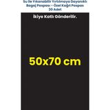 Balkan Ambalaj Suya Dayanıklı Yıkanabilir Lateks Kağıt Oto Paspas 50X70 cm Siyah 30 Adet Kolay Temizlik