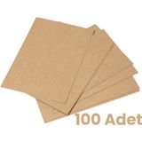 Balkan Kraft Oto Paspas Kağıdı 100 Adet - 35 x 50 cm - 120 g Kalın Karton Baskısız Boş - Kahverengi