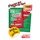 Balkan Pizarat Baharat - Tek Kullanımlık Pizza Baharatı (250 ADET) Pizza Çeşnisi 5x7cm