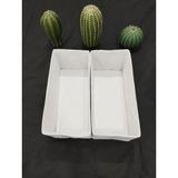 Balkan Room 2'li Beyaz Çekmece Içi Düzenleyici Organizer Set - Çok Amaçlı Dolap Içi Kutu Seti ( 28*13*13 )
