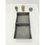 Balkan Room 2'li Çekmece Içi Düzenleyici Organizer Set - Çok Amaçlı Dolap Içi Kutu Seti ( 28*28*13CM )