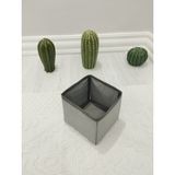 Balkan Room 2'li Gri Çekmece Içi Düzenleyici Organizer Set - Çok Amaçlı Dolap Içi Kutu Seti ( 13*13*13 )