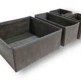 Balkan Room Antrasit 4'lü Çekmece Içi Düzenleyici Organizer Set - Çok Amaçlı Dolap Içi Kutu Seti
