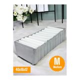 Balkan Room Gri Akordiyon Tipi Medium 11 Gözlü Çekmece Içi Düzenleyici Dolap Organizer 40x16x12 Cm