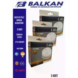 Balkan Ticaret balkanpil3 9V Pilli Duman Dedektörü 3 Adet