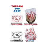Balkan (Toplam 400 Adet) Tek kullanımlık Pulbiber 100 - Karabiber 100 - Stick Şeker 100 - Tuz 100 Adet