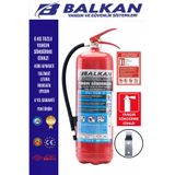 BALKAN YANGIN VE GÜVENLİK SİSTEMLERİ BALKANNN5 6 Kg Tozlu Yangin Tüpü Tse Ce Belgeli Ruhsata Uygun 4 Yil Set (Talimat-Levha-Aski)