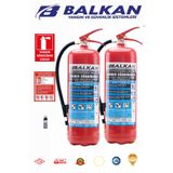 BALKAN YANGIN VE GÜVENLİK SİSTEMLERİ BALKANYANGIN26 6 Kg Ruhsata Uygun 4Yil Tozlu Yangin Tüpü 2 Adet Set (Talimat-Levha-Aski)
