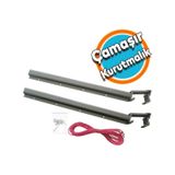 Balkon Çamaşır Kurutma Askısı Askılık Alüminyum Küpeşte Askılığı Kurutmalık Bronz Kare 8x3 Cm Gri