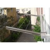 Balkon İçin Kare Profil Alüminyum Çamaşır Kurutmalığı