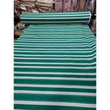 Balkon Perdesi -Top Halinde 40M- Kalın Branda Kumaşı (En 270Cm)-Yeşil Beyaz