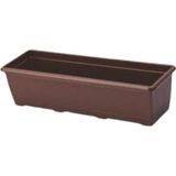 Balkon Saksısı Bahçe Saksısı Büyük Boy Dikdörtgen Saksı 7,5 Litre 2 Adet 17X50 Kahverengi