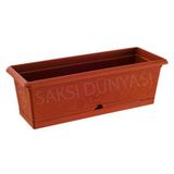 Balkon Saksısı Toprak Görünümlü 72x20x16h