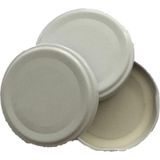 Balküpü Arıcılık Balküpüarıcılık 63 mm Kavanoz Kapağı 50 Adet - 63 ml - Beyaz
