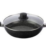 BALLARINI Vipiteno kapaklı kızartma tenceresi, indüksiyonlu kızartma tenceresi, yapışmaz kaplama, güveç tenceresi, alüminyum, yuvarlak, çap 28 cm