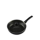 Ballarini VİPİTENO SOTE TENCERESİ CAM KAPAKLI | ALÜMİNYUM | 28 cm | SİYAH