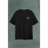Baller Basketball Basketbol Nba Basketçi Üçlük Sırt Ön Baskılı Oversize Tişört Unisex T-Shirt Siyah