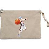 Baller Blue Anime Pass Krem Clutch Astarlı Cüzdan / El Çantası - 25x18cm