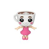 Ballerina Cappuccino – Sevimli Dekoratif Oyuncak Biblo, Kahve Kupası Figürlü Eklemleri Hareketli, Çocuk Odası & Ev Ofis Masaüstü Hediyelik Aksesuar 14 cm.