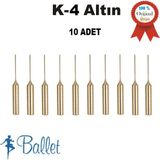 Ballet Altın Kaplama Iğneli Epilasyon Iğnesi - K4G- 10ADET