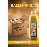 Ballı Hardal Sosu 2000 G x 6 Adet - 1 Koli (Koli Bazlı Avantaj Paketi)