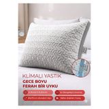 balliev CottonCool Klimalı Yastık 50x70 cm - Terletmeyen Ortopedik Uyku Yastığı - Mikrofiber