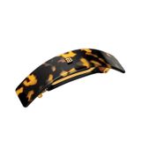 Balmain Cellulose Acetate Barrette Pour Cheveux Saç Tokası Büyük Tortoise Shell