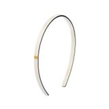 Balmain Cellulose Acetate Headband Saç Bandı Küçük Beyaz Siyah