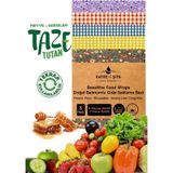 Balmumlu Doğal Gıda Saklama Bezi 5 Parça Balmumu Bez Beeswax Food Çok Renkli